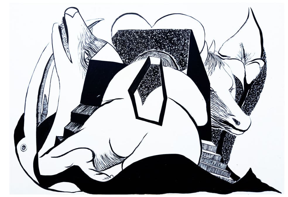 6-S.T. -acrílico sobre papel- 2003- 50x70cms