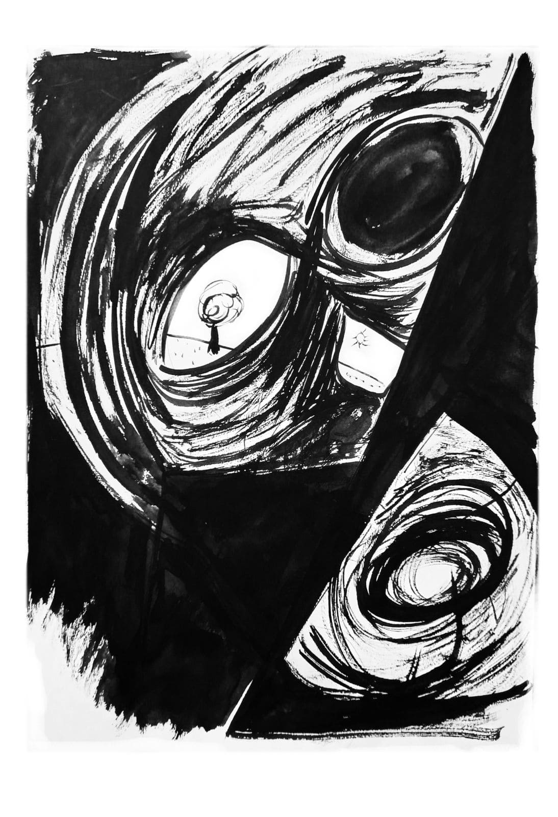 8-S.T.-acrílico sobre papel-2003- 70x50cms