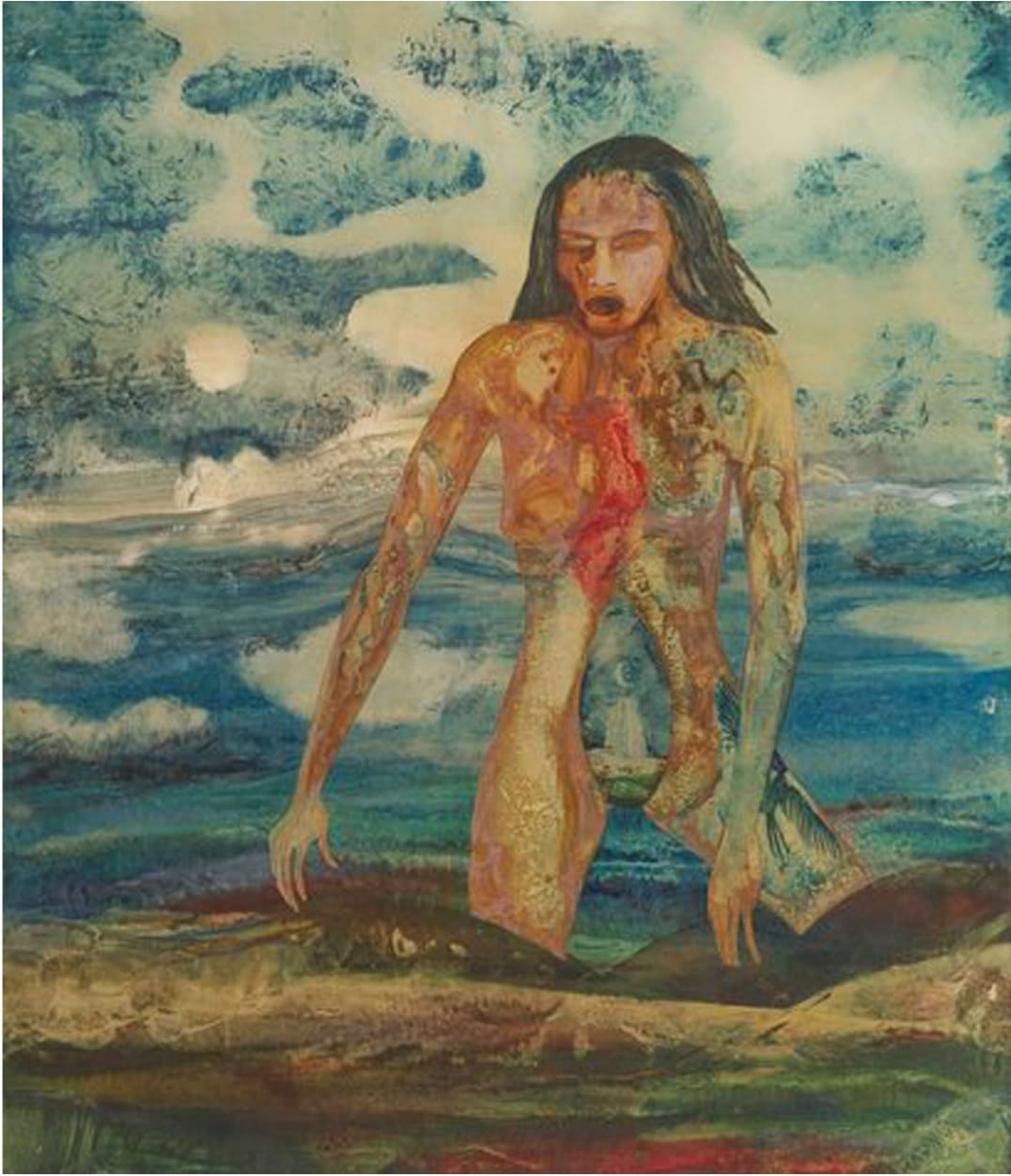 América- sin fecha-técnica mixta-61x51cm